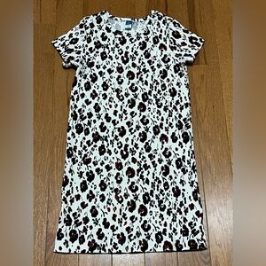 Old Navy Black and Cream Patterned Dress